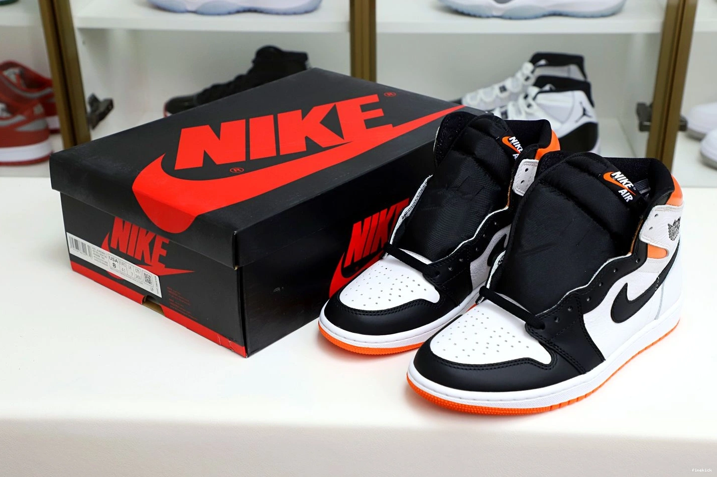 Air OG Electro Orange' Retro 1 Jordan High 1108